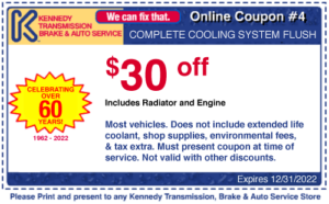 $30 off complete cooling system flush coupon